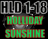 HOLLIDAY SUNSHINE