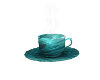 Teal Coffee cup