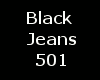[KC]BLACK JEANS 501