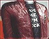 SS08 RED LEATHER JACKET