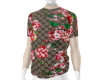 $. Floral Geez Tee (M).