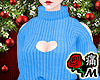 蝶 Blue Sweater Dress