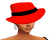 Red and Black Hat