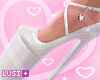 ♥ Heels Baby White