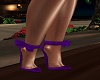 Purple Summer Bow Heels
