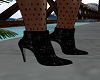Kia Black Suede Boots