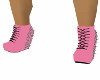*SS*L PINK SPIKED WEDGES