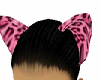 Small pink leopard ears