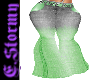 Lime Green Sparkle Flare