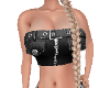 Belted Denim Crop Top 1