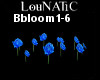 Blooming Blue Rose Light