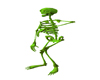 Green skeleton Dance