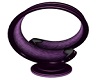 Dark Purple Loop Chair
