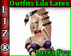 outfits lila latex 