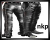 Metal Leather Pants