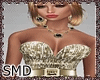 ! Elegant Dress Gold BF