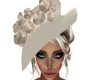 Linen Cream Hat/Hair