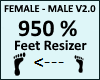 Feet Scaler 950% V2.0
