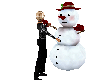 dancing snowman