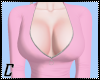 C | pink zipper sweater