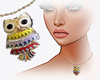 [D] Tribal Owl Necklace