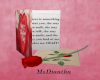 V-Day Card w/Rose