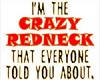 Crazy Redneck Poster