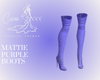Mattie Purple Boots