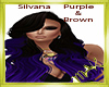 Silvana Purple & Brown