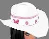 White n Pink Cowgirl hat