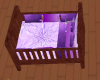 DarkWood purplbaby  crib