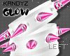 !K Spike Glow Hot Pink L