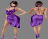 !R! Silk Dress Purple