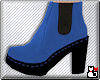 *Ankle Boots Bright Blue