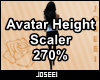 Avatar Height Scale 270%