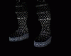 creeper boots black fer