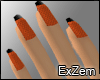 Exz-Orange Dainty Nails