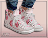   Floral sneakers