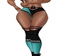 Teal Babydoll pants