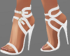 H/White Strappy Heels