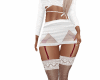 RL skirt + top white/red