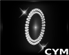 Cym diamond earrings