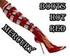 Boots Hot Red