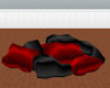 Red & Black Cuddle Pile