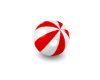 Red Beach ball