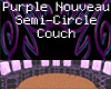 Purple Nouveu Posey Sofa