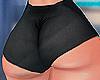 Black Bum Contour Shorts