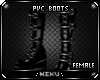 *Black PVC Boots