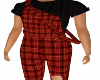 Kids-Torn Plaid Coverall
