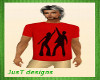 JT Red Disco Tee